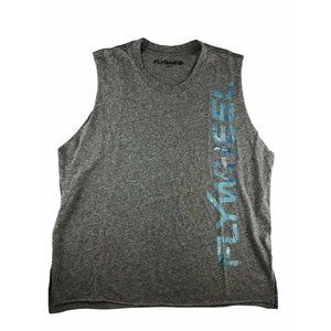 FLYWHEEL Large Shirt Sleeveless.  Cutoff Workout S